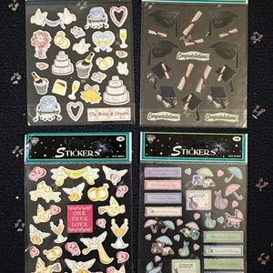 Assorted Stickers - Baby, Wedding, Graduation